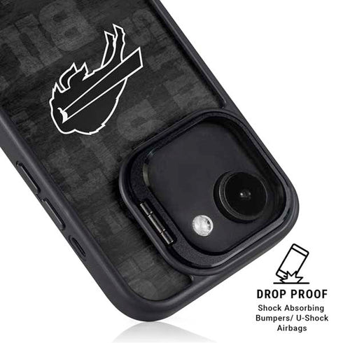 NFL Buffalo Bills Black & White iPhone 16e Kickstand Case