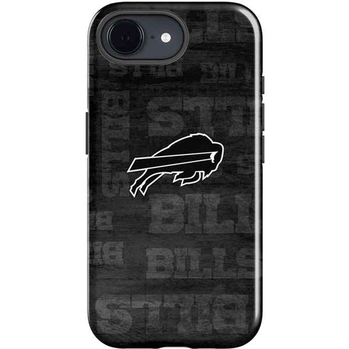 NFL Buffalo Bills Black & White iPhone 16e Impact Case
