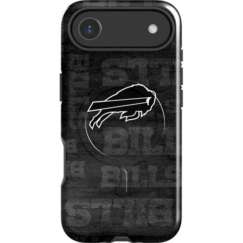 NFL Buffalo Bills Black & White iPhone 17 Air Magsafe Impact Case
