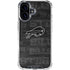 NFL Buffalo Bills Black & White iPhone 17 Clear Case