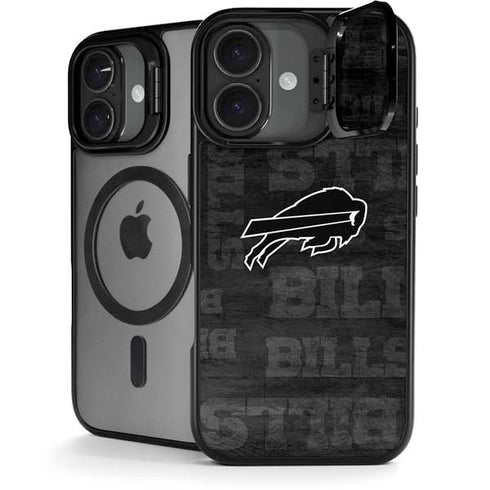 NFL Buffalo Bills Black & White iPhone 17 Kickstand Case