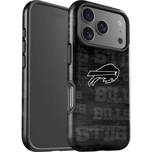 NFL Buffalo Bills Black & White iPhone 17 Pro Impact Case