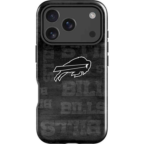 NFL Buffalo Bills Black & White iPhone 17 Pro Max Impact Case