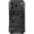 NFL Buffalo Bills Black & White iPhone 18 Pro Clear Case