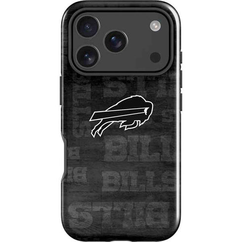 NFL Buffalo Bills Black & White iPhone 18 Pro Max Impact Case