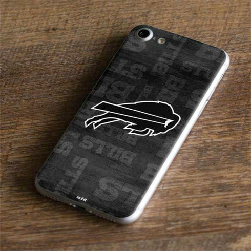 NFL Buffalo Bills Black & White iPhone 8 Skin