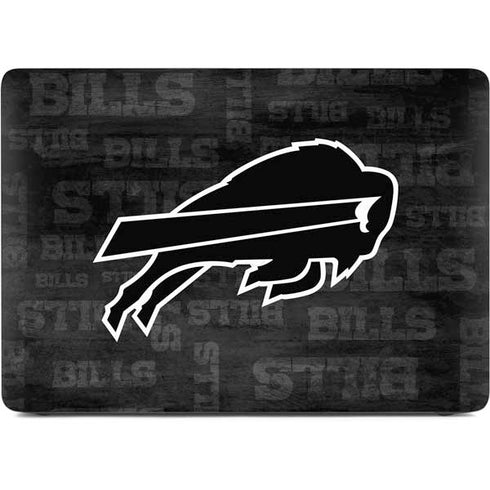 NFL Buffalo Bills Black & White Apple MacBook Air Skin