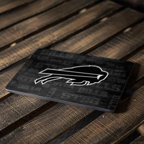 NFL Buffalo Bills Black & White Apple MacBook Air Skin