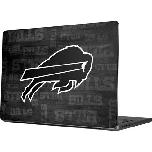 NFL Buffalo Bills Black & White Apple MacBook Pro 14-inch Skin