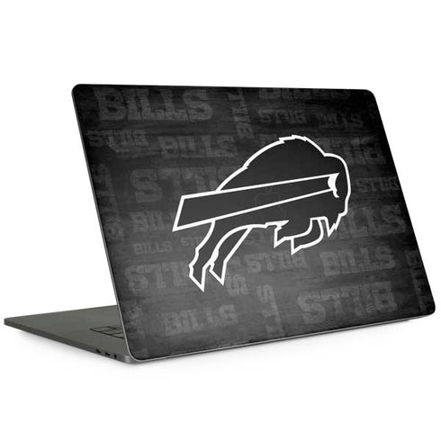 NFL Buffalo Bills Black & White MacBook Skins