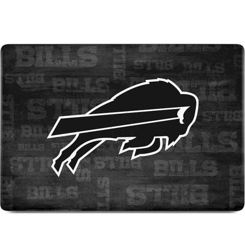 NFL Buffalo Bills Black & White MacBook Skins