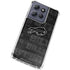 NFL Buffalo Bills Black & White Moto G 5G (2025) Clear Case