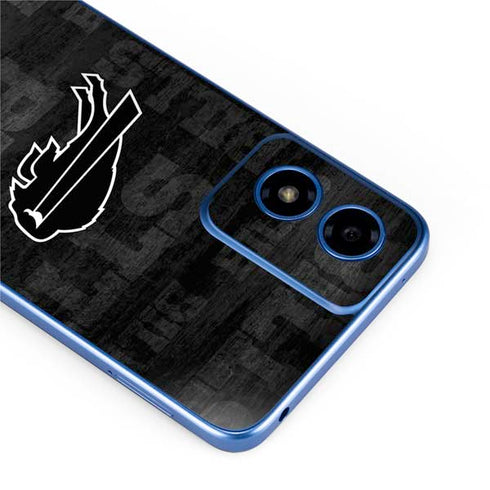 NFL Buffalo Bills Black & White Moto G Play 4G (2024) Skin