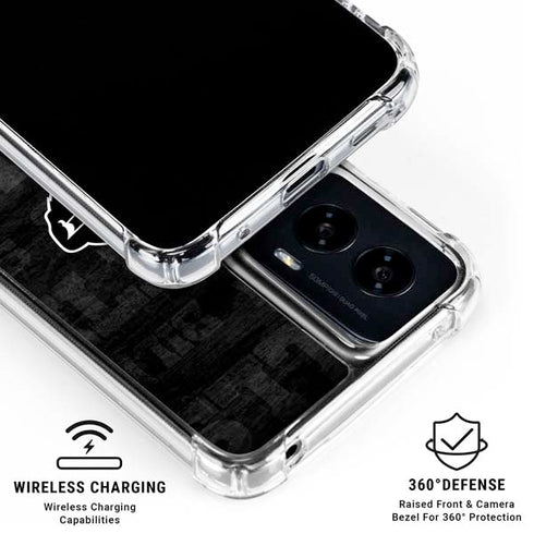 NFL Buffalo Bills Black & White Moto G Power 5G (2024) Clear Case
