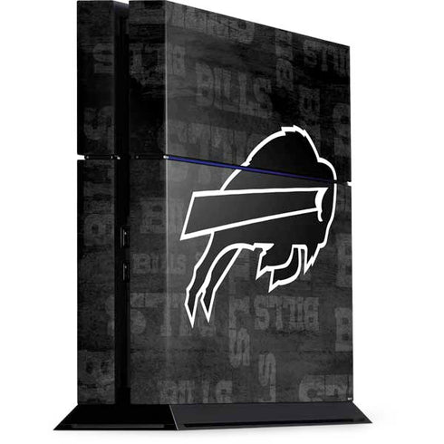 NFL Buffalo Bills Black & White PlayStation PS4 Skins
