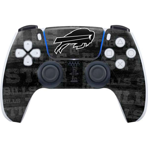 NFL Buffalo Bills Black & White PlayStation PS5 Skins