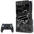 NFL Buffalo Bills Black & White PS5 Pro Disk Bundle Skin