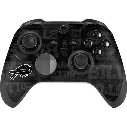NFL Buffalo Bills Black & White Xbox Elite Wireless Controller Series 2 Skin