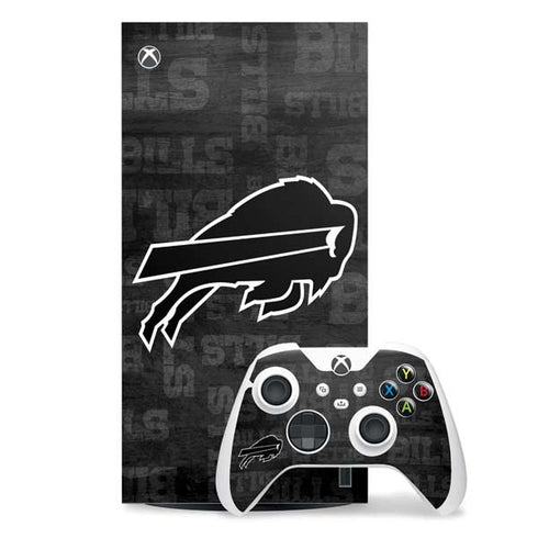 NFL Buffalo Bills Black & White Xbox Series X Skins
