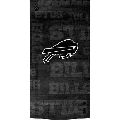 NFL Buffalo Bills Black & White XBox Series X Digital Edition Console Skin