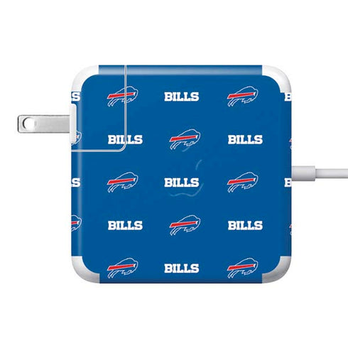 NFL Buffalo Bills Blitz Series 85W Power Adapter (15 and 17 inch MacBook Pro Charger) Skin