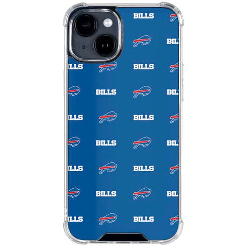 NFL Buffalo Bills Blitz Series iPhone 15 Clear Case