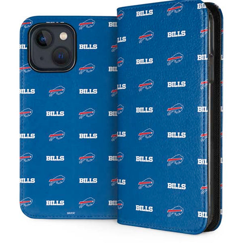 NFL Buffalo Bills Blitz Series iPhone 15 Plus Folio Case