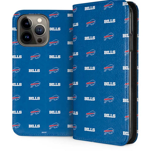 NFL Buffalo Bills Blitz Series iPhone 15 Pro Max Folio Case