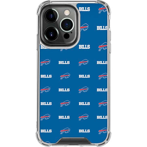 NFL Buffalo Bills Blitz Series iPhone 16 Pro Clear Case