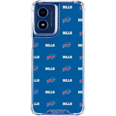 NFL Buffalo Bills Blitz Series Moto G 5G (2024) Clear Case