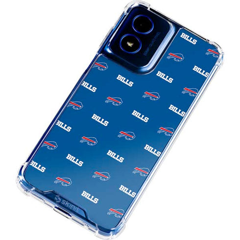 NFL Buffalo Bills Blitz Series Moto G Play 4G (2024) Clear Case