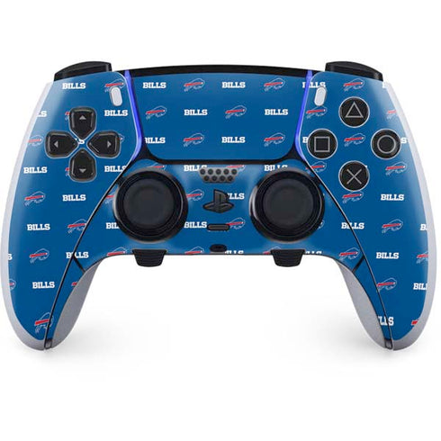 NFL Buffalo Bills Blitz Series PS5 DualSense Edge Pro Controller Skin