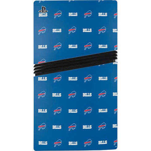 NFL Buffalo Bills Blitz Series PS5 Pro Disk Console Skin