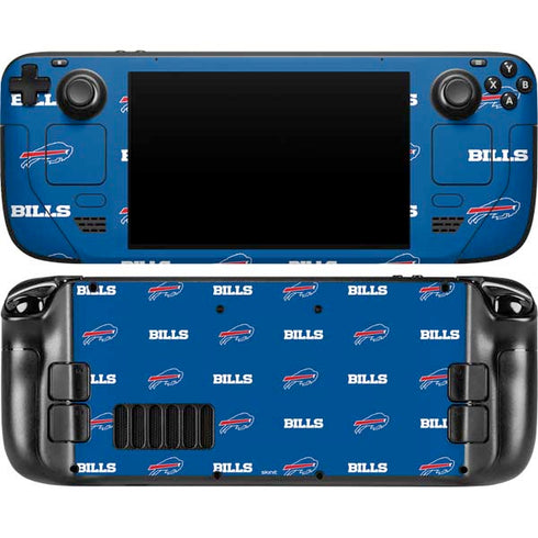 NFL Buffalo Bills Blitz Series Steam Deck Handheld Gaming Computer OLED Skin