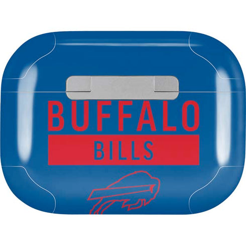 NFL Buffalo Bills Blue Performance Series AirPods Skins