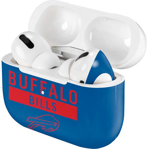 NFL Buffalo Bills Blue Performance Series AirPods Skins