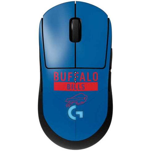 NFL Buffalo Bills Blue Performance Series G Pro Wireless Gaming Mouse Skin