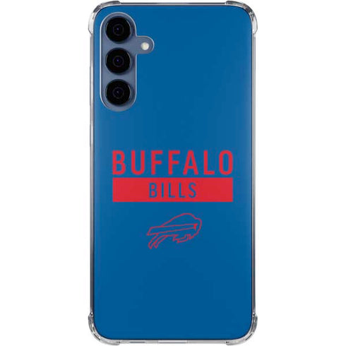 NFL Buffalo Bills Blue Performance Series Galaxy A55 5G Clear Case