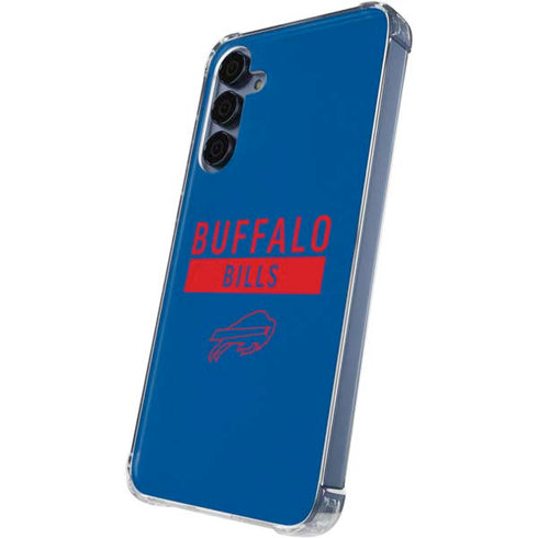 NFL Buffalo Bills Blue Performance Series Galaxy A55 5G Clear Case