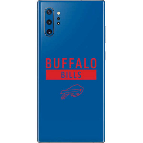 NFL Buffalo Bills Blue Performance Series Galaxy Note 10 Plus Skin