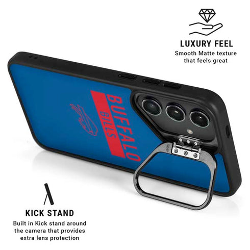 NFL Buffalo Bills Blue Performance Series Galaxy S24 Plus Kickstand Case