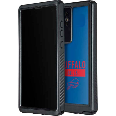 NFL Buffalo Bills Blue Performance Series Galaxy S24 Ultra Waterproof Case