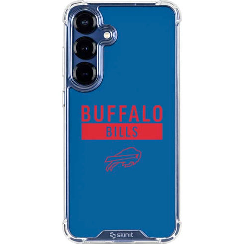 NFL Buffalo Bills Blue Performance Series Galaxy S25 Plus Clear Case