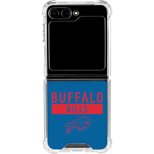 NFL Buffalo Bills Blue Performance Series Galaxy Z Flip6 Clear Case
