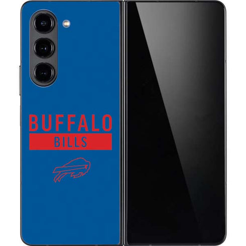 NFL Buffalo Bills Blue Performance Series Galaxy Z Fold5 5G Skin