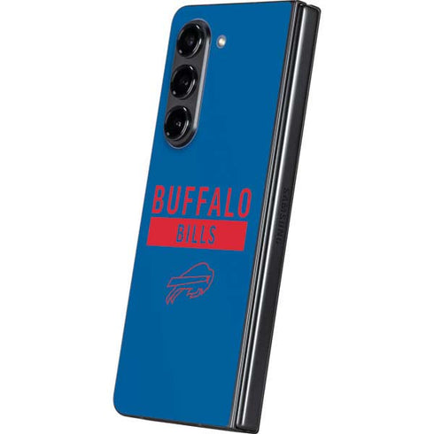 NFL Buffalo Bills Blue Performance Series Galaxy Z Fold5 5G Skin
