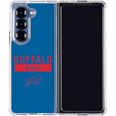 NFL Buffalo Bills Blue Performance Series Galaxy Z Fold6 Clear Case