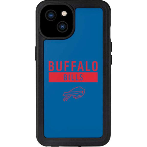 NFL Buffalo Bills Blue Performance Series iPhone 15 Plus Waterproof Case