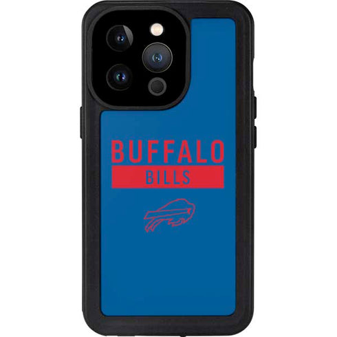 NFL Buffalo Bills Blue Performance Series iPhone 15 Pro Waterproof Case