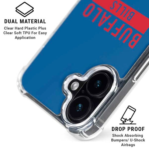 NFL Buffalo Bills Blue Performance Series iPhone 16 MagSafe Case